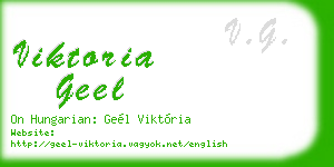 viktoria geel business card